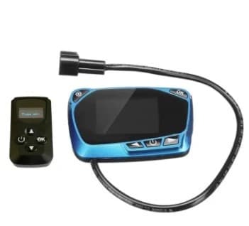 Modrý digitální LCD